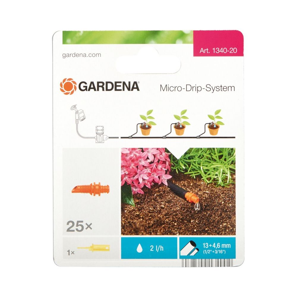 Gardena - Gardena Goutteur Micro-Drip-System Orange 35 x 20 x 19 cm - 25 pièces - Consommables pour outillage motorisé
