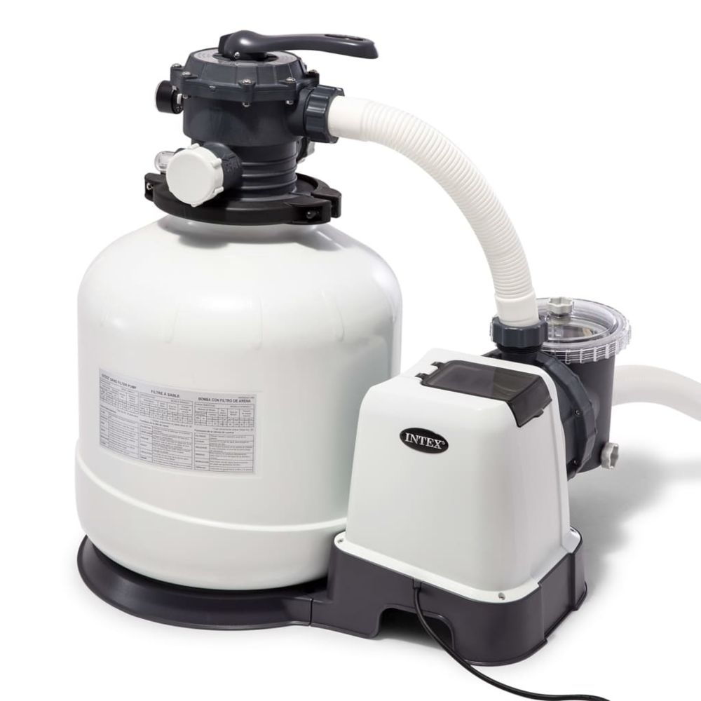 Vidaxl - Intex Pompe de filtration à sable Krystal Clear 26652GS | Blanc - Filtres pour piscines et spas | Blanc | Blanc - Piscines enfants