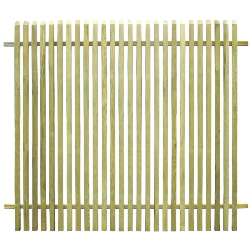 Vidaxl - Clôture de jardin Pinède imprégnée FSC 170 x 150 cm | Vert - Clôtures et barrières - Panneaux de clôture | Vert | Vert - Portillon