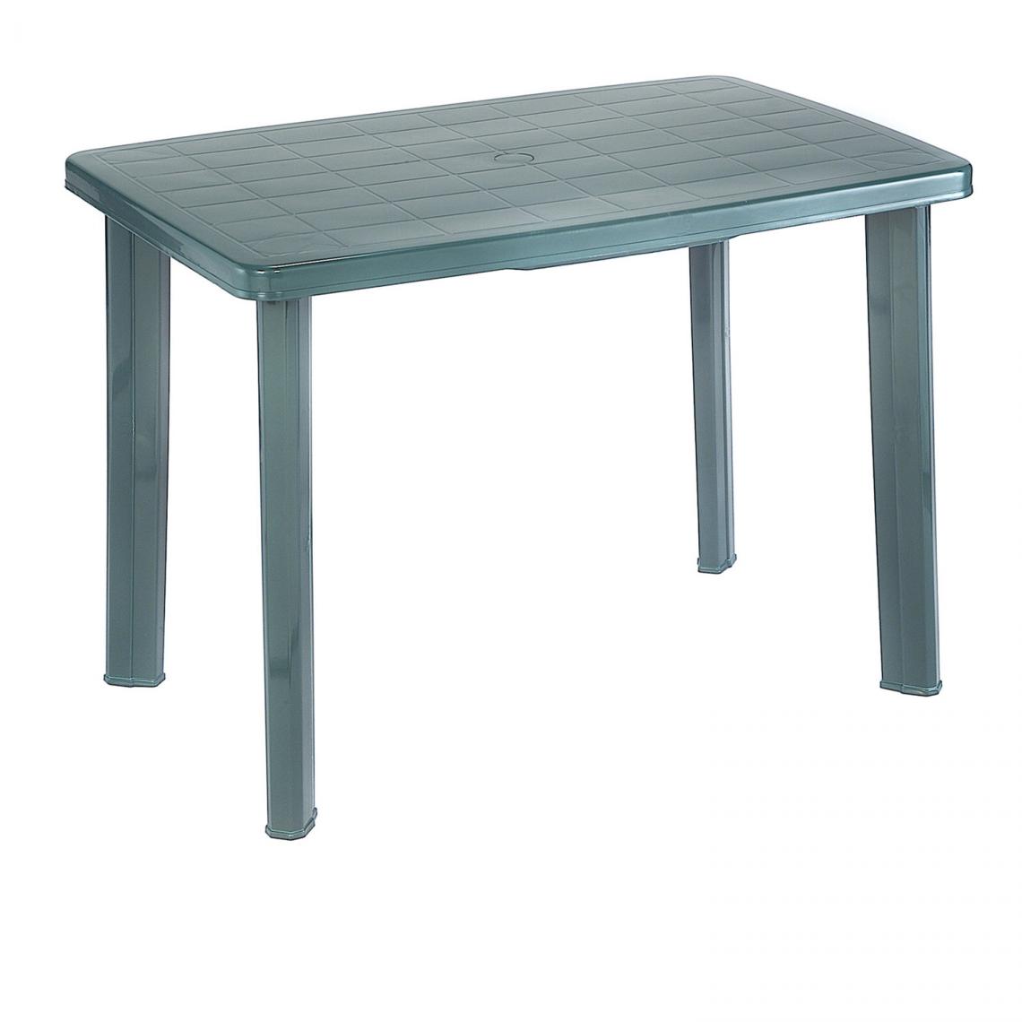 Sunnydays - Table de jardin Farreto - 100 x 70 cm - Vert - Tables de jardin