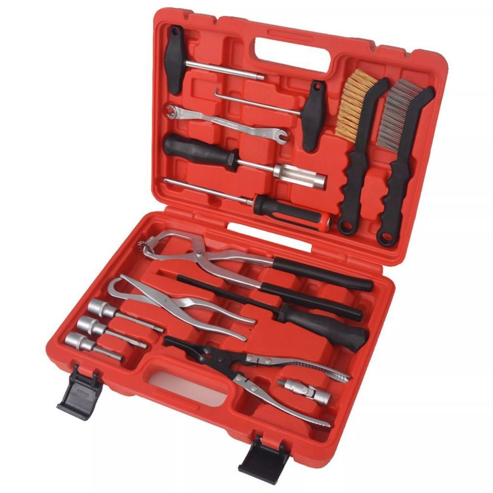 Vidaxl - Kit d'outils d'entretien et d'assemblage de frein 15 pcs - Equipement & Outils de garage - Outils à main | - Coffrets outils