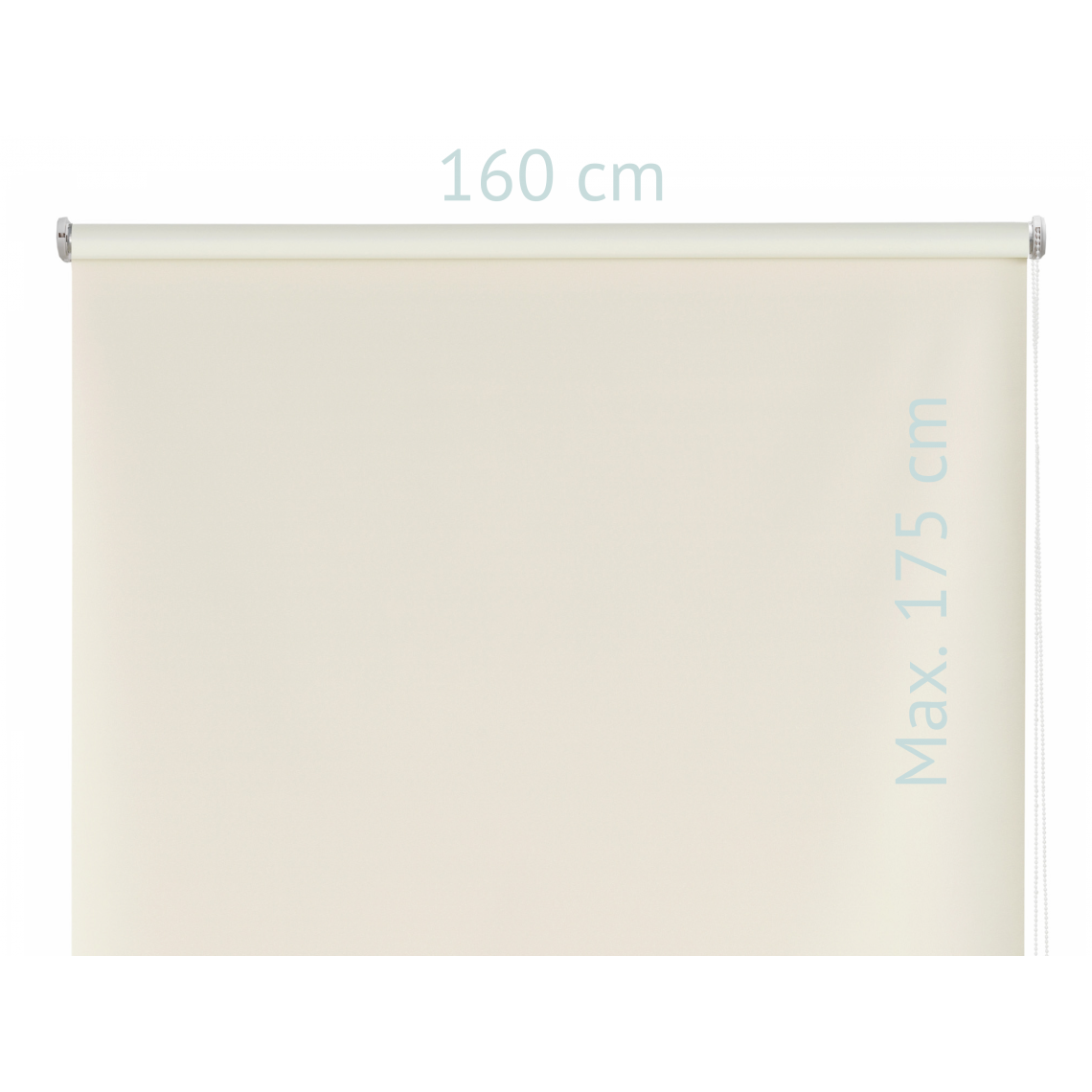 Purline - Store enrouleur 160X175 BEIGE Opaque Poliéster 100% Fixation au mur ou au plafond - Store compatible Velux