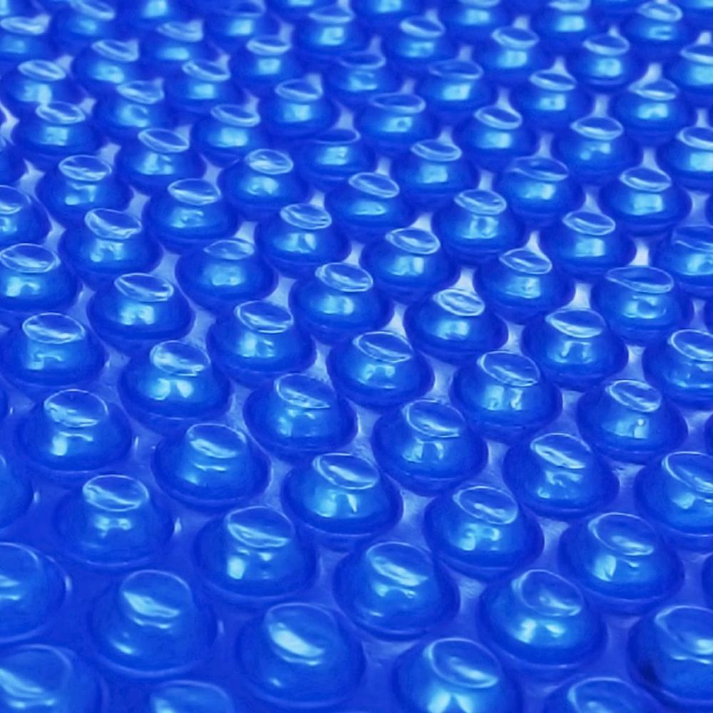 Vidaxl - Bâche solaire à bulles flottant 381 cm pour piscine 457 cm Ronde | Bleu - Piscines enfants