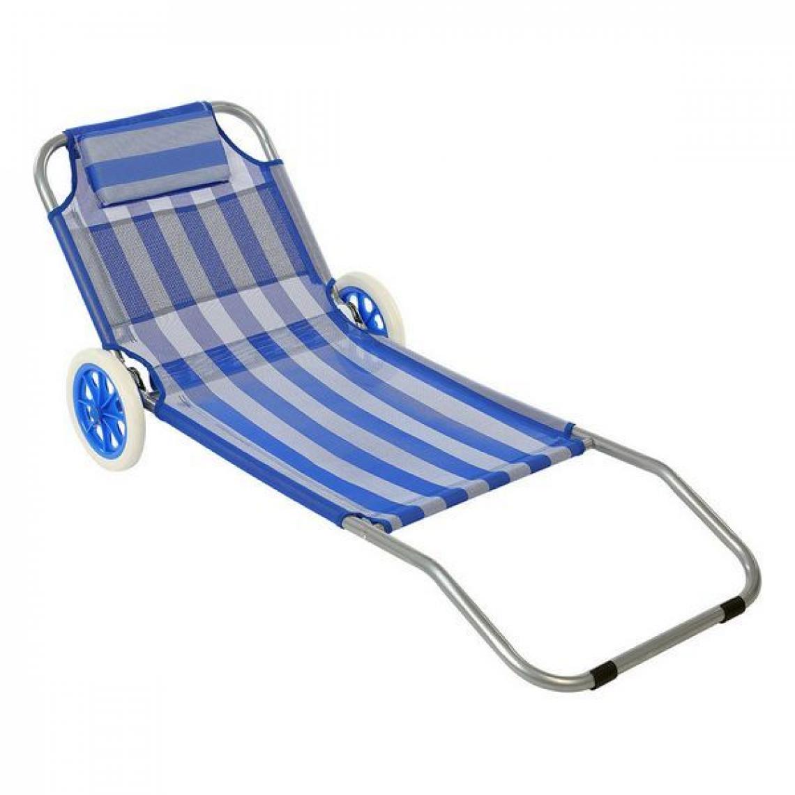 Outdoor - Chaise de plage (150 x 52 x 62 cm) - Transats, chaises longues