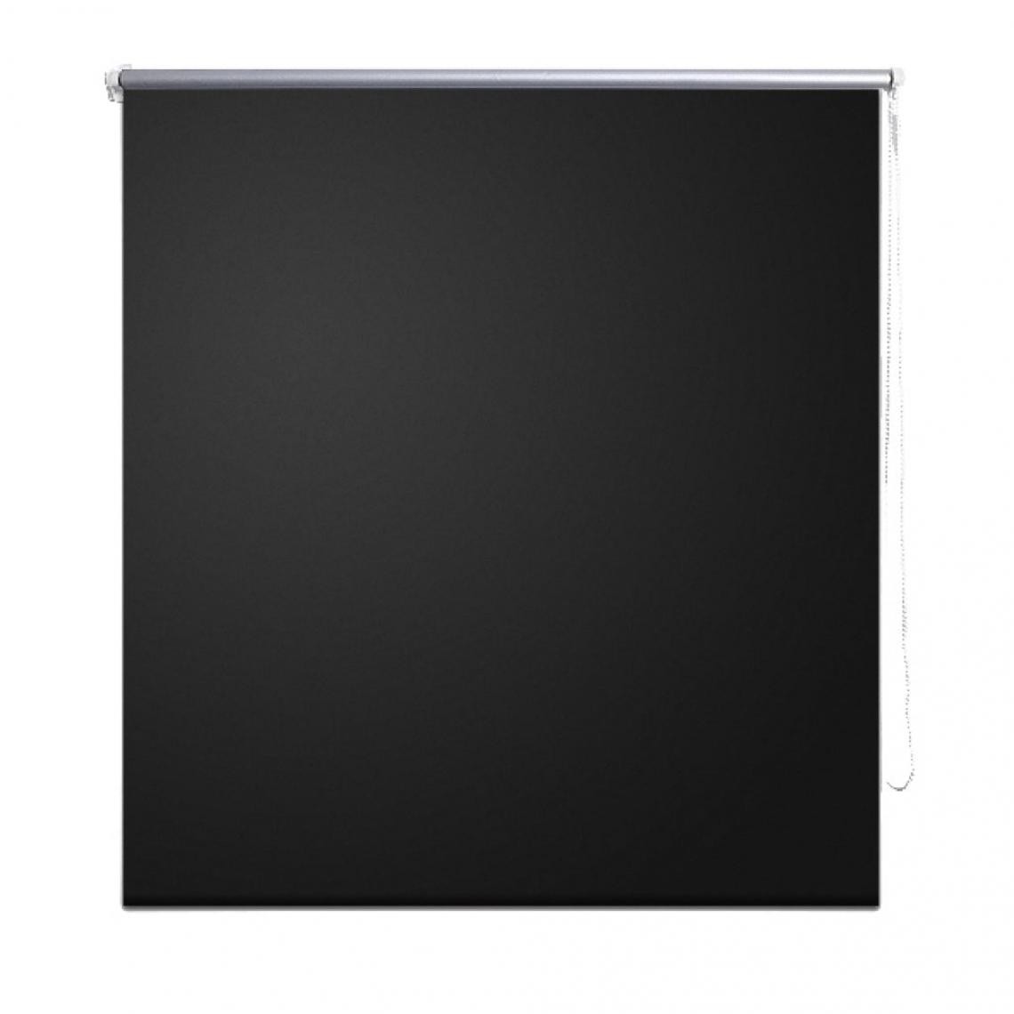 Helloshop26 - Store enrouleur occultant 100 x 175 cm fenêtre rideau pare-vue volet roulant noir 4102016/2 - Store compatible Velux