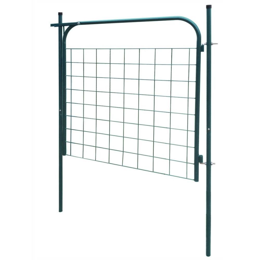 Vidaxl - Portail de clôture de jardin 100 x 100 cm Vert | Vert - Portillon