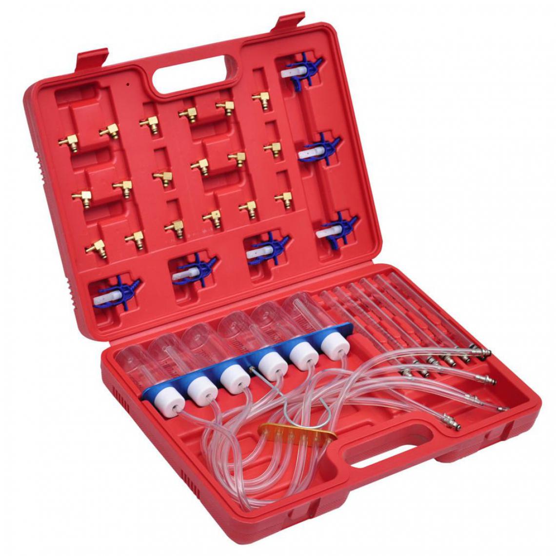 Vidaxl - Kit test débit pour injecteur à rampe commune et adaptateurs - - Coffrets outils