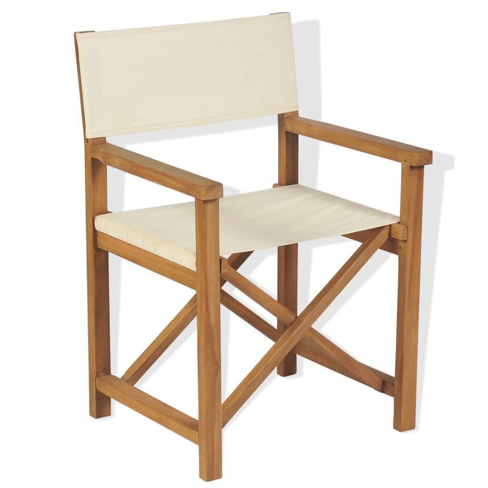 Vidaxl - Chaise de jardin Teck 58 x 53 x 85 cm | Brun - Chaises de jardin