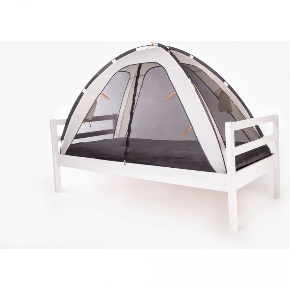 DERYAN - DERYAN Tente-lit avec moustiquaire 200x90x110 cm Crème - Moustiquaire Fenêtre
