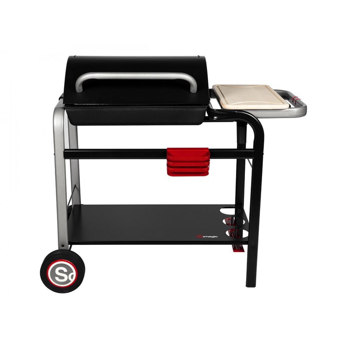 Somagic - Barbecue à charbon Somagic Vulcano 2600 avec allumage turbomagic - Barbecues charbon de bois