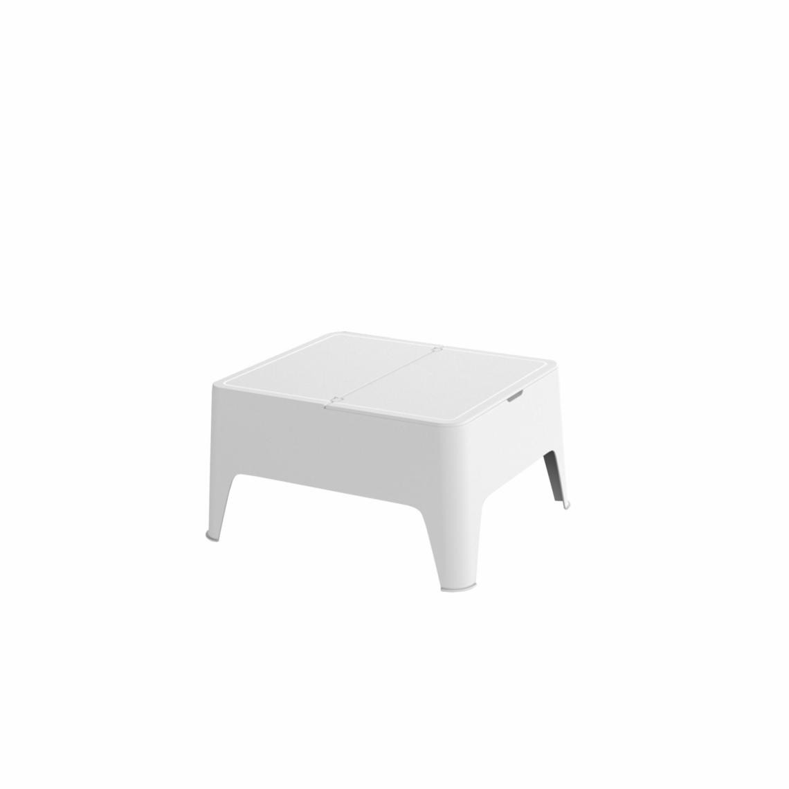 Concept Usine - Alaska blanc - Table d'appoint - Tables de jardin