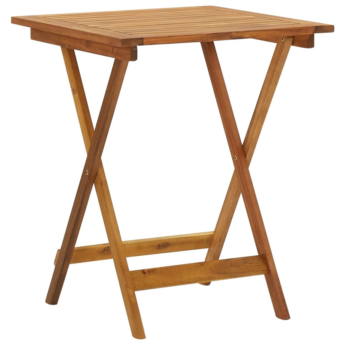 Vidaxl - vidaXL Table pliable de jardin 60x60x75 cm Bois d'acacia solide - Tables de jardin