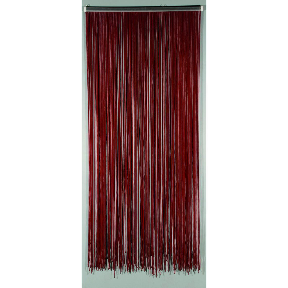 Confortex - Rideau portière Lasso 90 x200 cm rouge - Moustiquaire Fenêtre