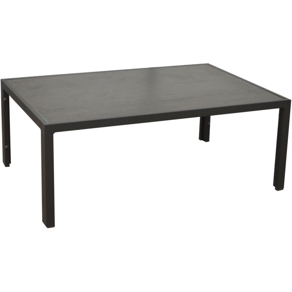 Proloisirs - Table basse extérieur en aluminium et céramique MT - Tables de jardin