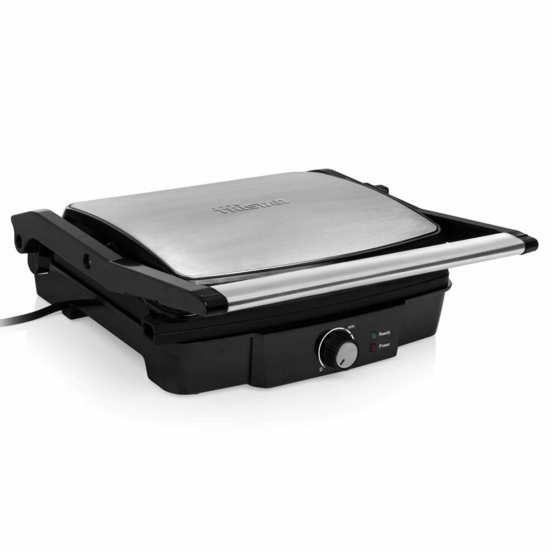 Icaverne - Chic Électroménager de cuisine selection Yaren Tristar Grill à contact 2000 W 29,7x23,5 cm Noir - Accessoires barbecue
