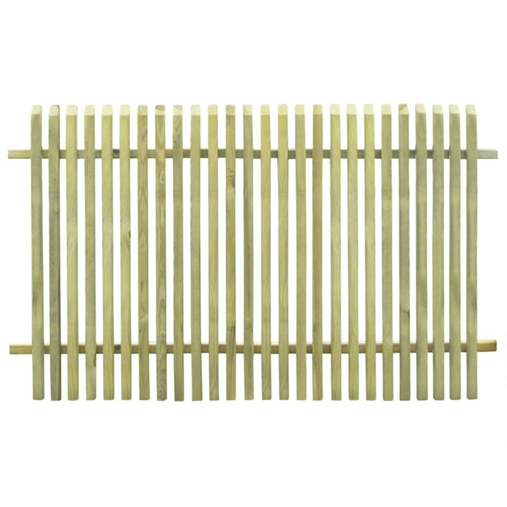 Vidaxl - Clôture de jardin Bois de pin imprégné FSC 170 x 100 cm | Vert - Clôtures et barrières - Panneaux de clôture | Vert | Vert - Portillon
