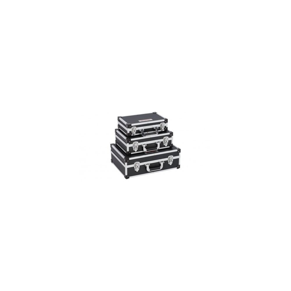 Varo - Varo 3 Valises aluminium noir KRT640401B - Coffrets outils