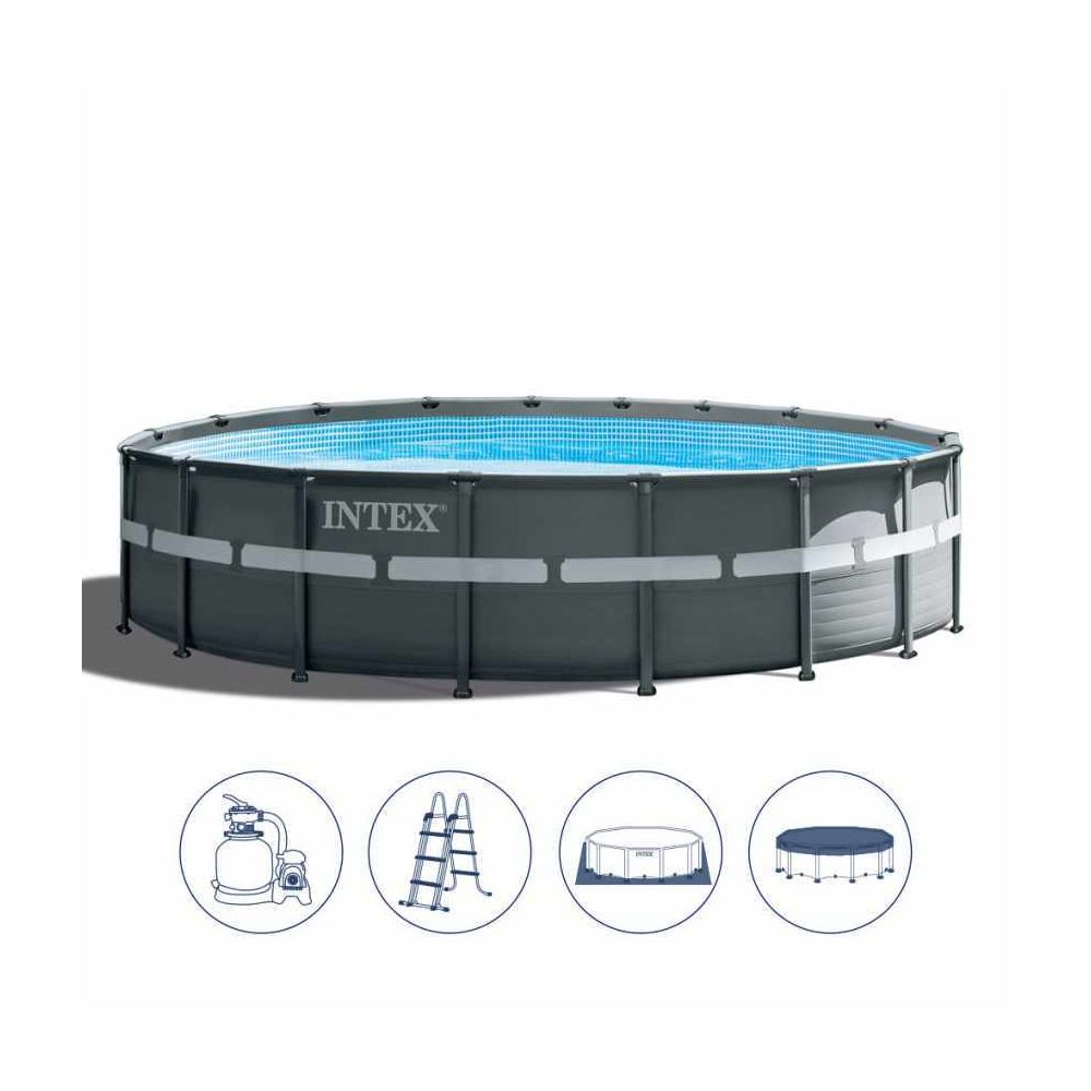 Intex - Intex 26330 piscine hors-sol ronde Ultra Frame Xtr 549x132 - Piscines autoportantes