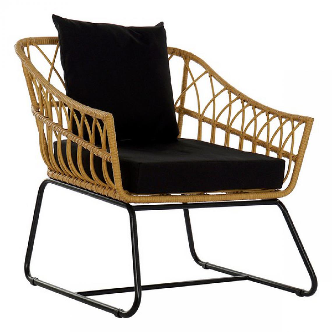 Unknown - Chaise de jardin DKD Home Decor Métal Rotin (76 x 58 x 80 cm) - Ensembles tables et chaises