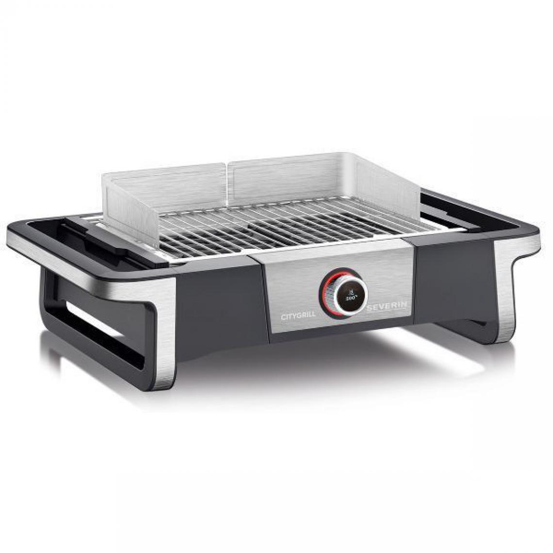Severin - BARBECUE GRIL 3000W ZONE BOOST TH 80 A 500°C SONDE GRILLE INOX PARE VEN SEVERIN - 8114 - Barbecues électriques