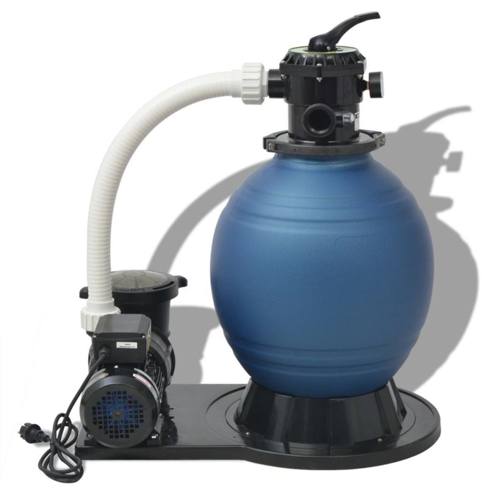 Vidaxl - Pompe de filtration à sable 1000 W 16800 l/h | Bleu - Piscines enfants