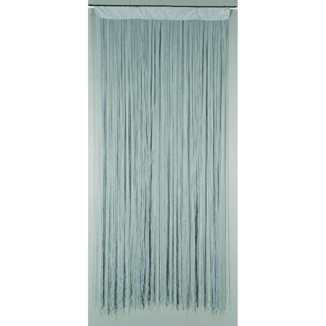 Confortex - Rideau portière String gris 90 x200 cm gris - Moustiquaire Fenêtre
