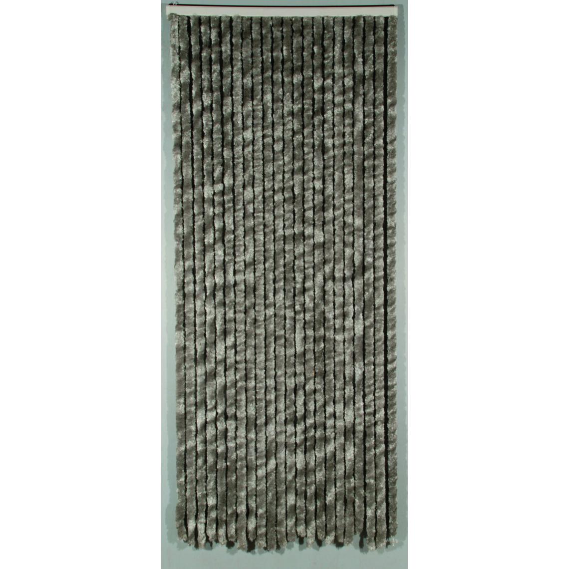 Confortex - Rideau portière Castor 90 x205 cm gris - Moustiquaire Fenêtre