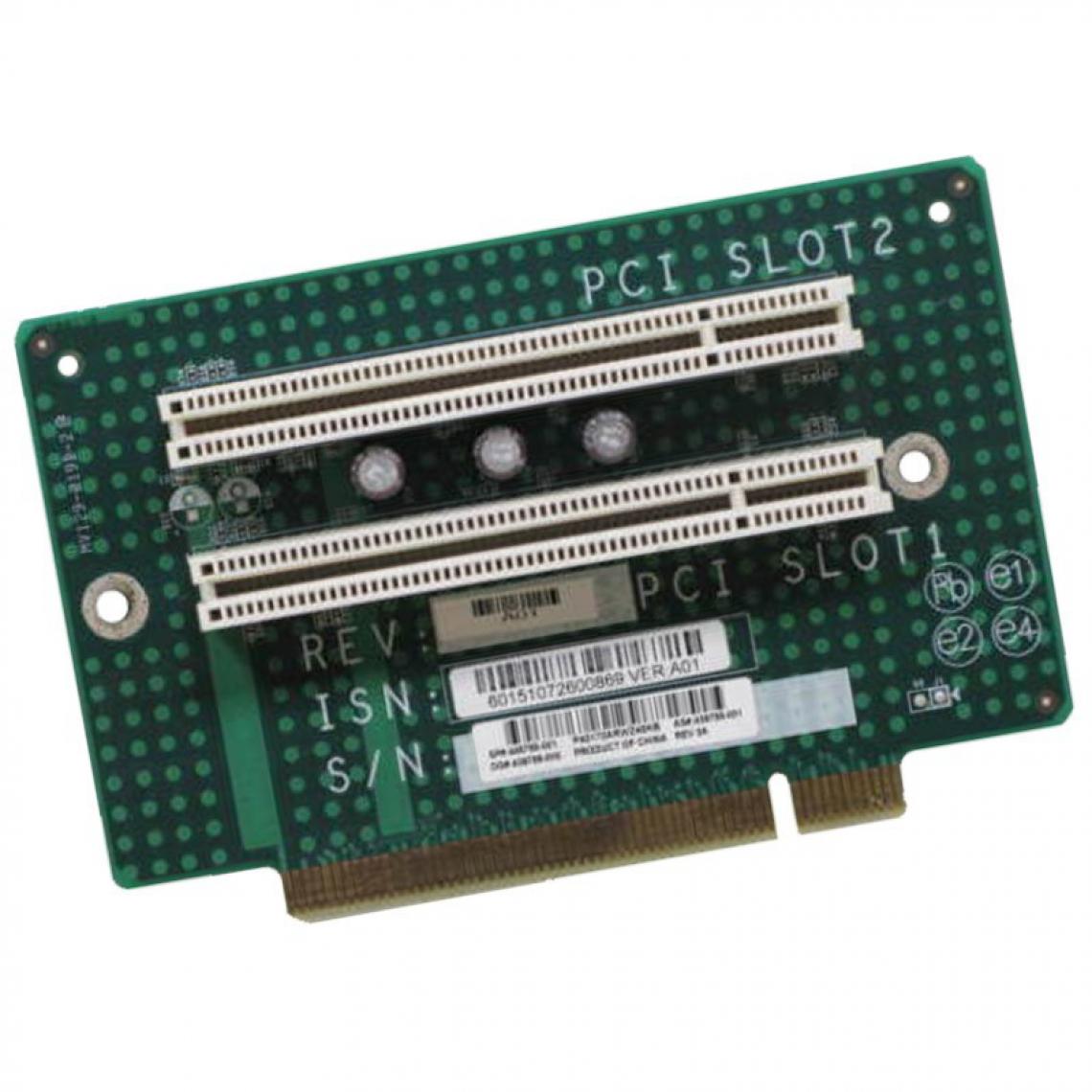 Hp - Carte Dual PCI Riser HP 439758-001 439759-000 RP5700 RP5800 Riser Card - Carte Contrôleur USB