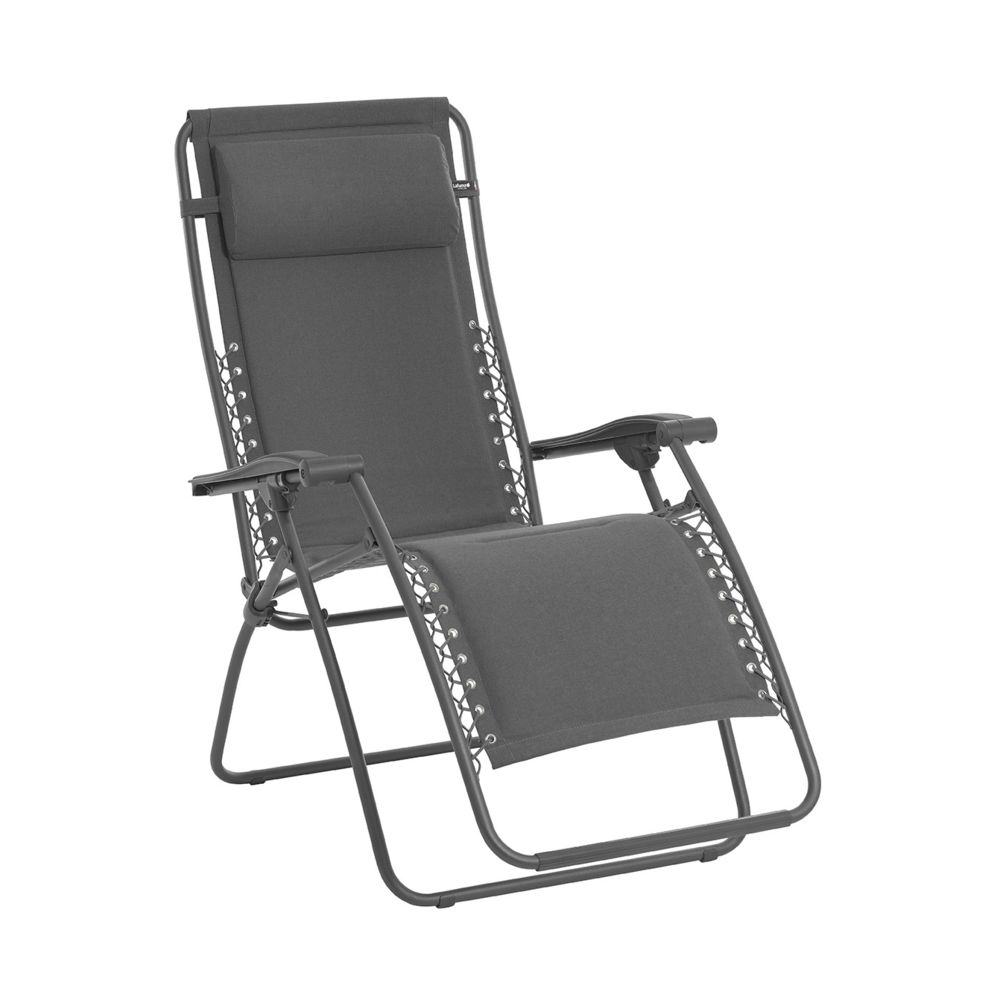 Lafuma - Chaise longue Relax RSXA matelassé - Ardoise - Transats, chaises longues