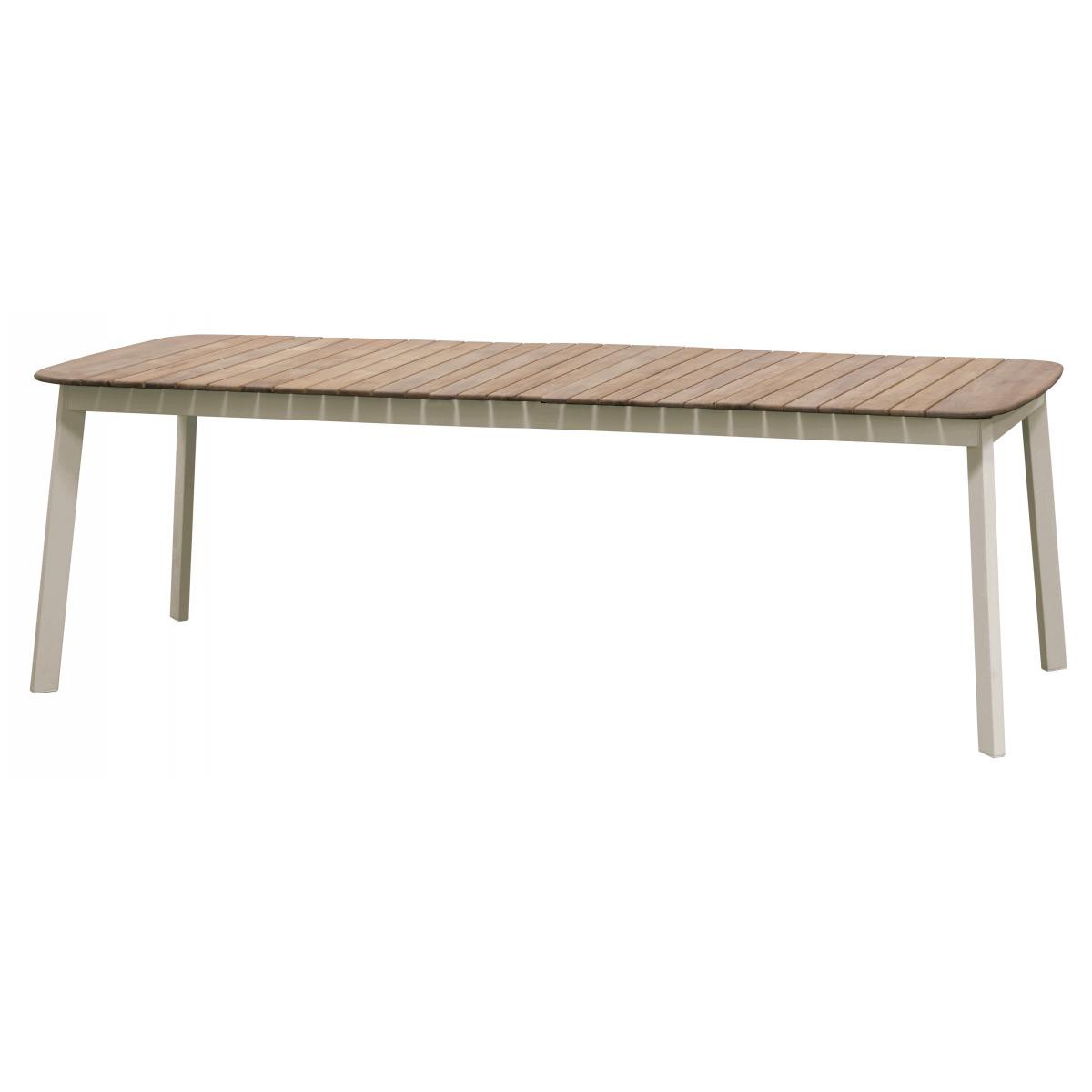 Emu - Table Shine - teck - taupe - L (extractible) - Tables de jardin