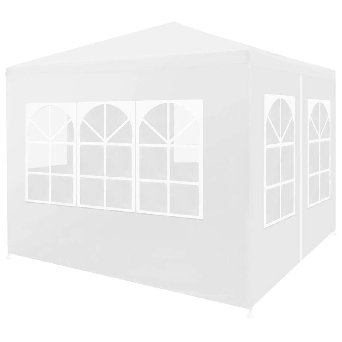 Chunhelife - Tente de réception 3 x 3 m Blanc - Marquise, auvent