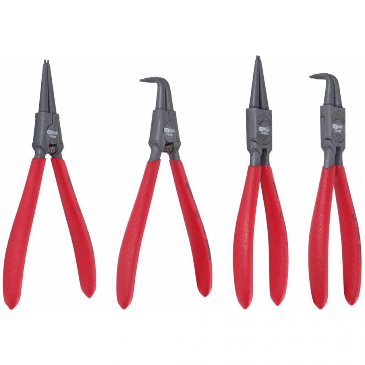 Ks Tools - KS Tools Jeu de pinces à circlips 4 pièces 19-60 mm 119.2055 - Accessoires barbecue