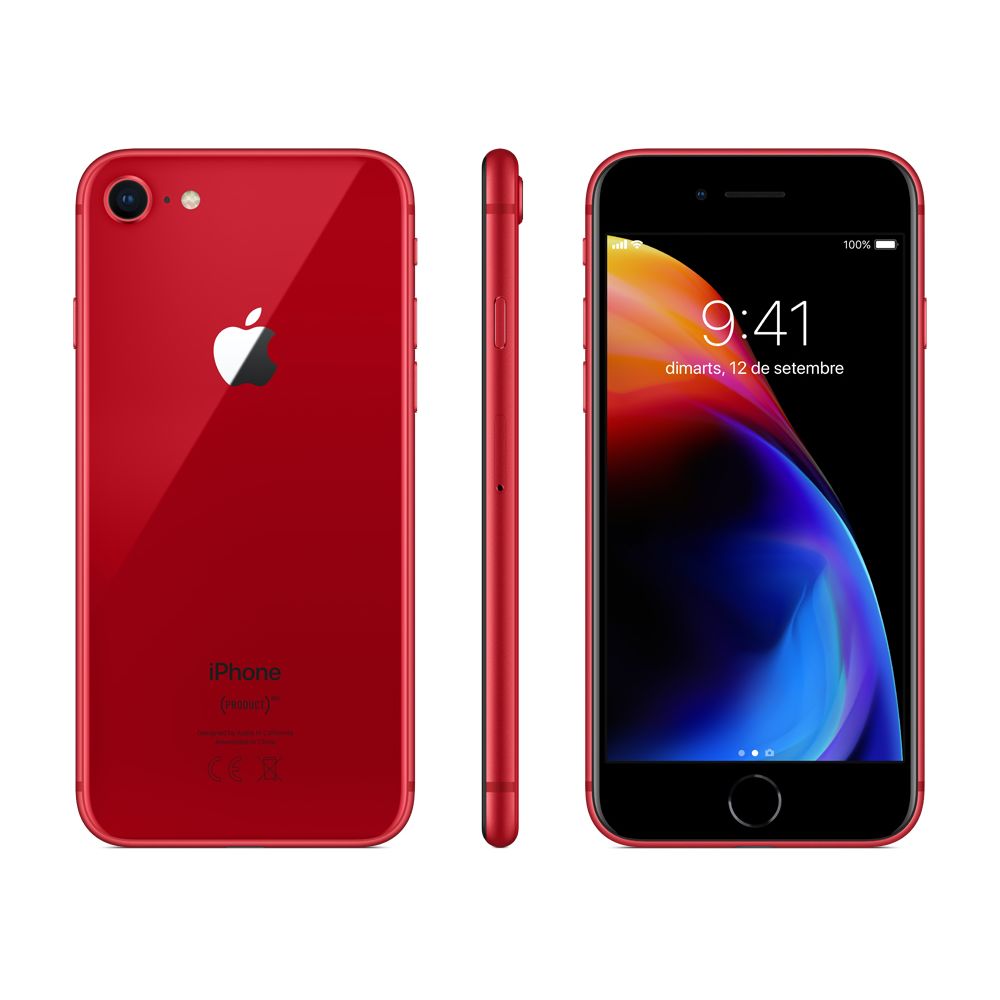 Apple - iPhone 8 - 64 Go - MRRM2ZD/A - PRODUCT RED Special Edition - iPhone