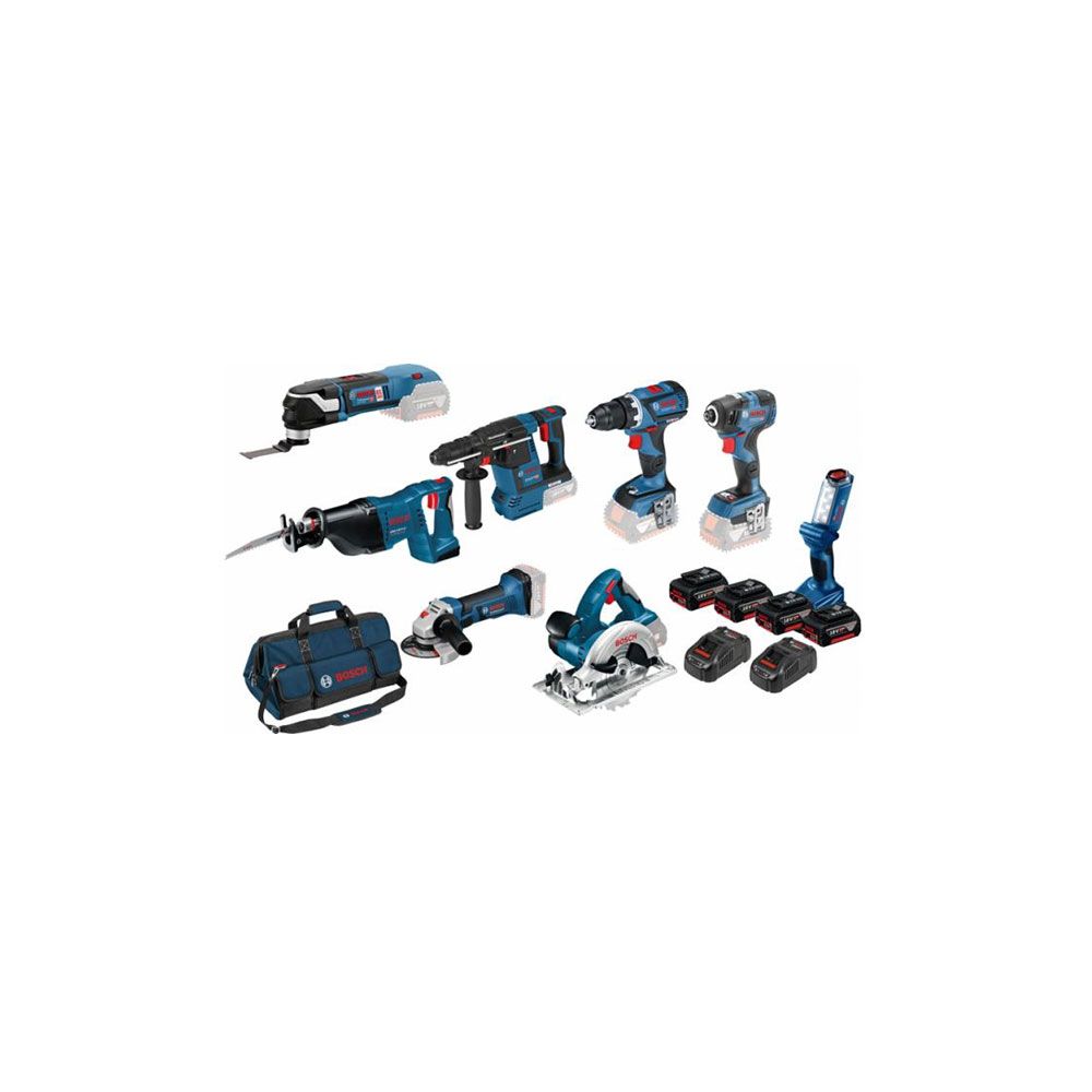 Bosch - BOSCH Pack 8 outils 18V 5Ah - 0615990K9H - Packs d'outillage électroportatif