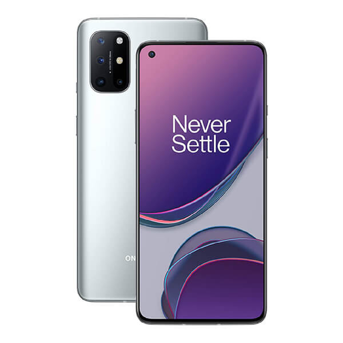 Oneplus - OnePlus 8T 5G 8Go/128Go Argent (Lunar Silver) Dual SIM - Smartphone Android