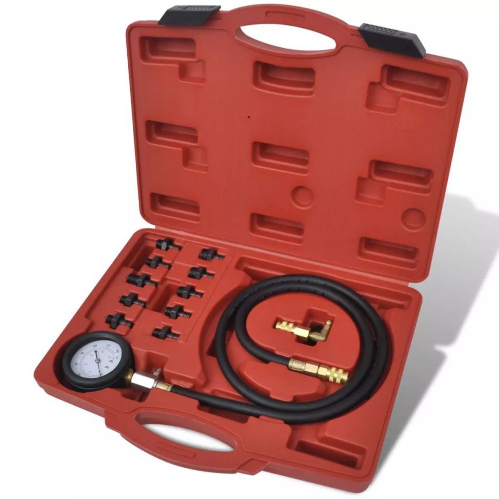 Vidaxl - Kit outil testeur moteur et pression d'huile | - Coffrets outils