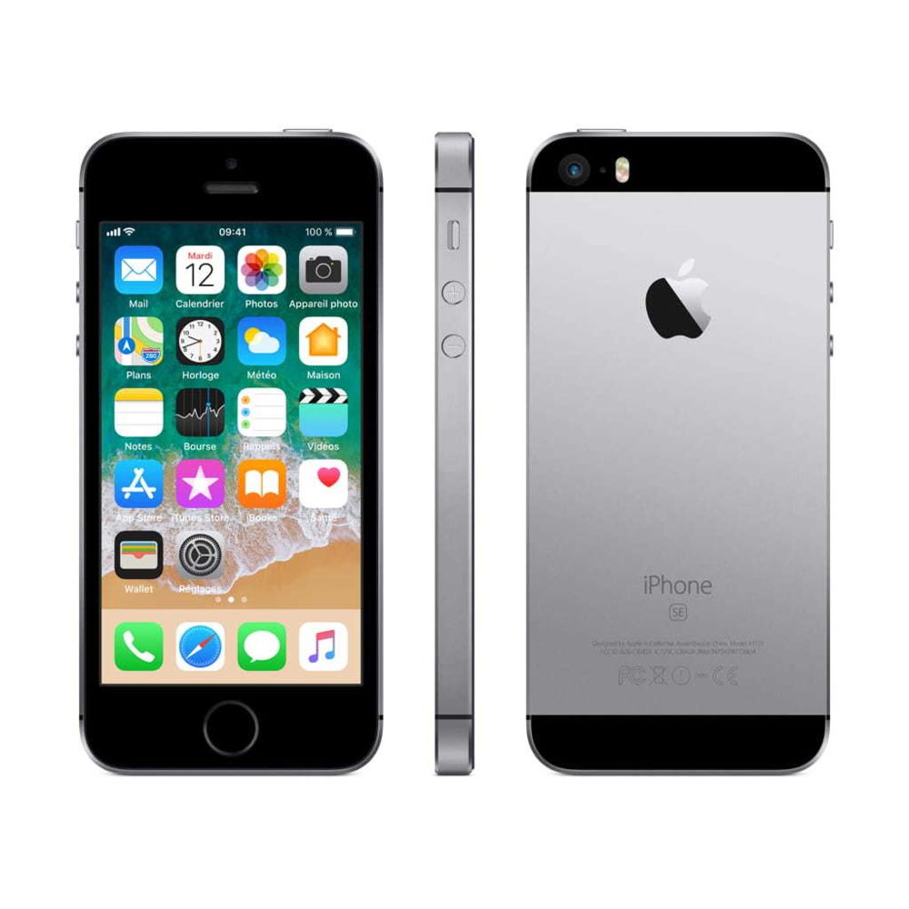 Apple - iPhone SE - 128 Go - MP862F/A - Gris Sidéral - iPhone