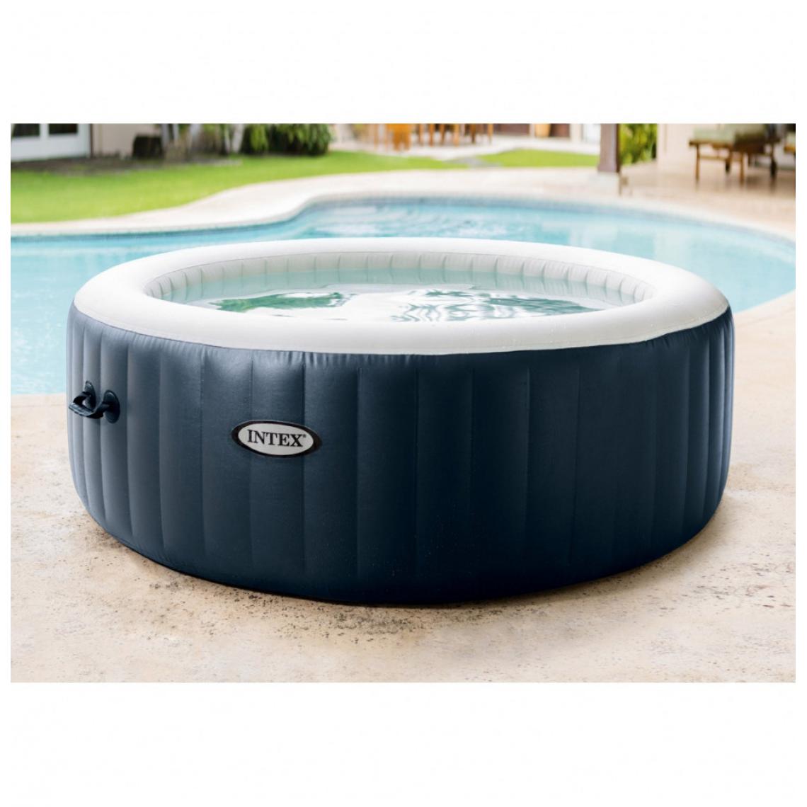 Intex - Spa gonflable new blue navy 4 places Intex - Spa gonflable