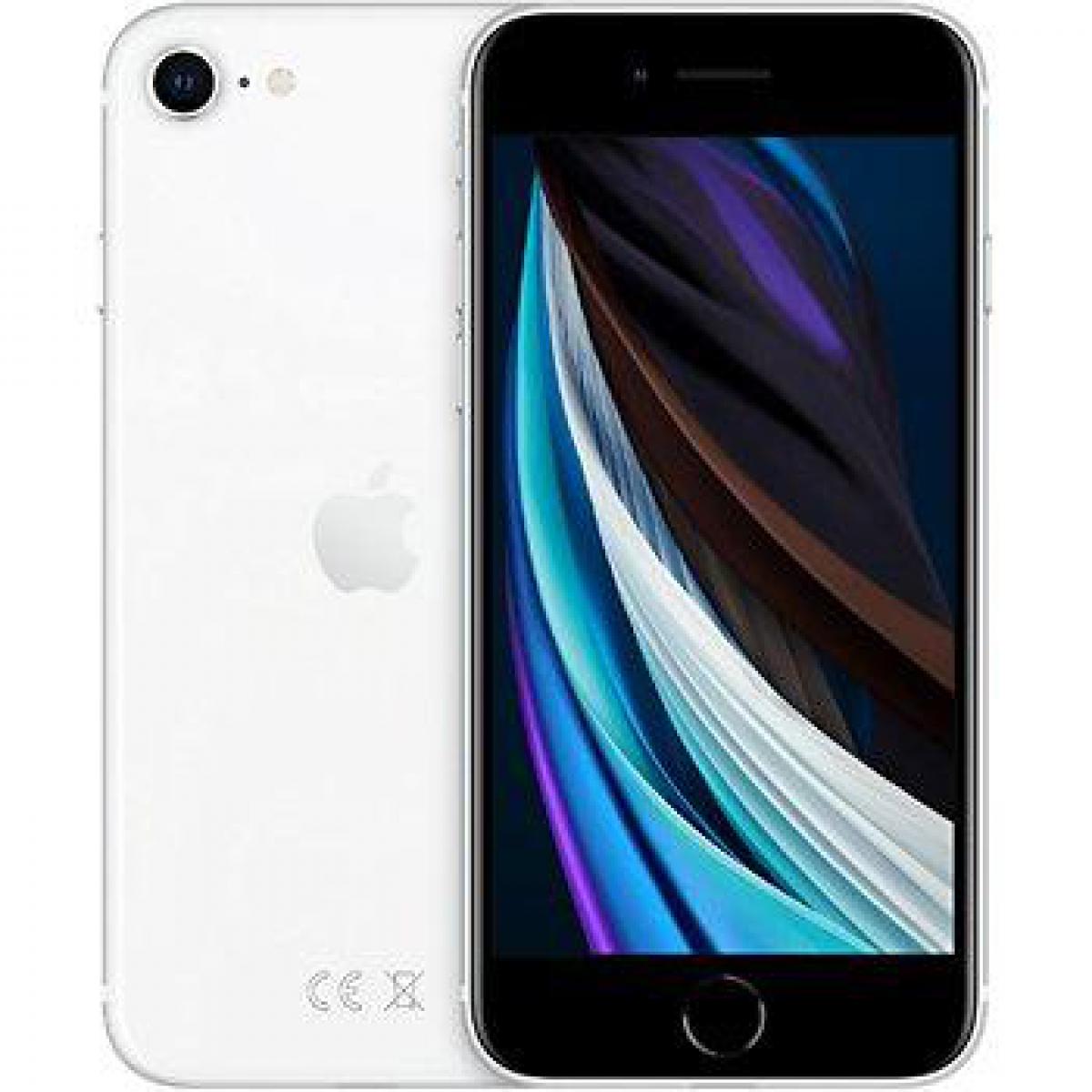 Apple - Apple iPhone SE (2020) 128 Go Blanc - débloqué tout opérateur - iPhone