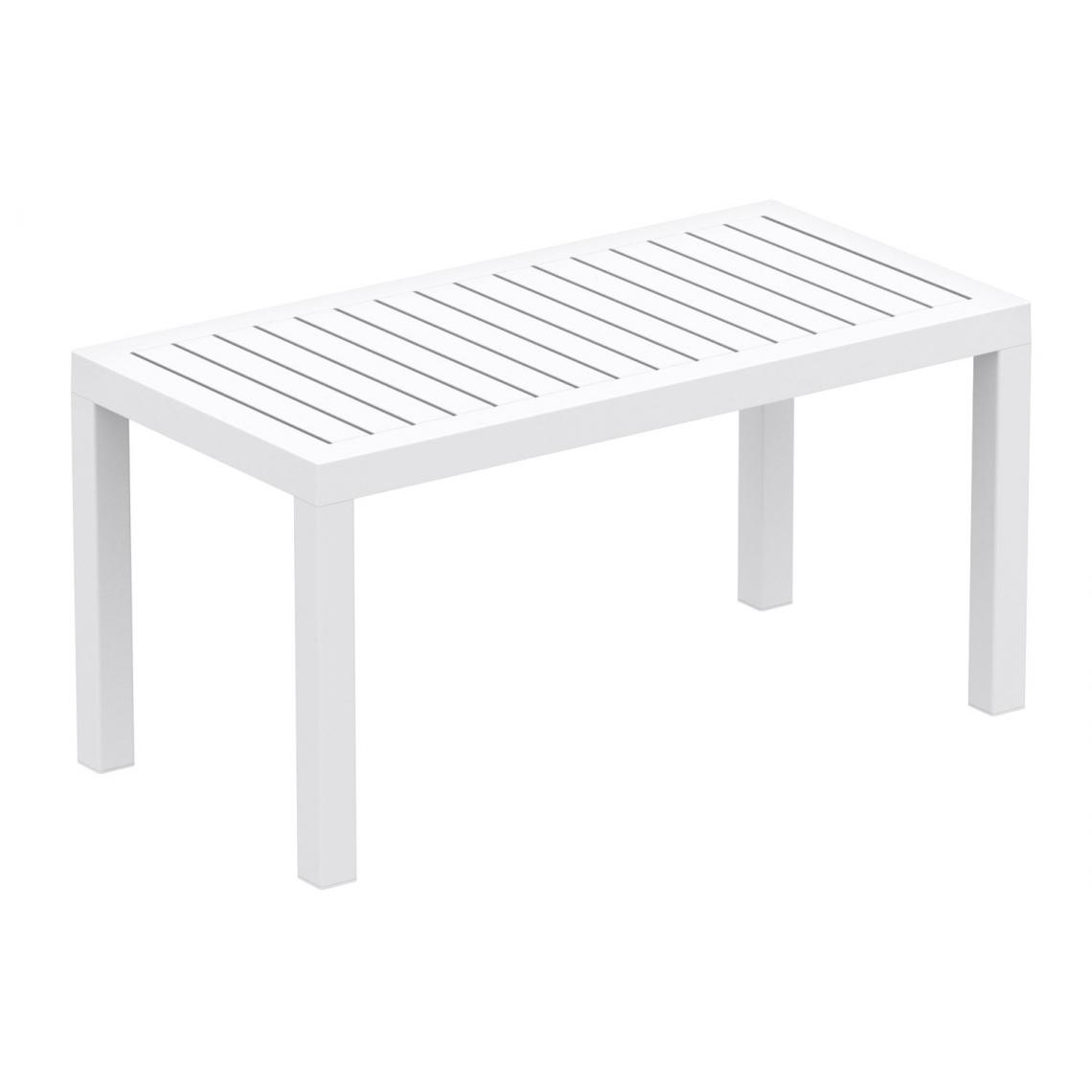 Icaverne - Joli Table basse selection Paris couleur blanc - Ensembles tables et chaises