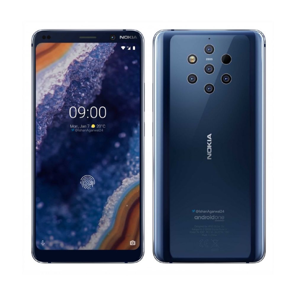 Nokia - Nokia PureView 9 - 128 Go - Dual Sim - bleu - Smartphone Android