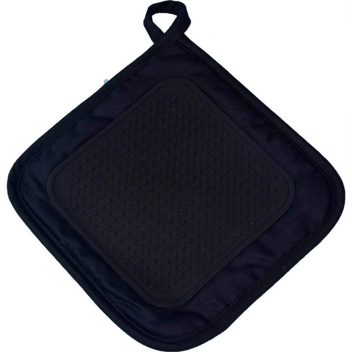 Decorline - Manique avec protection en silicone - Cuistot - Noir - Accessoires barbecue