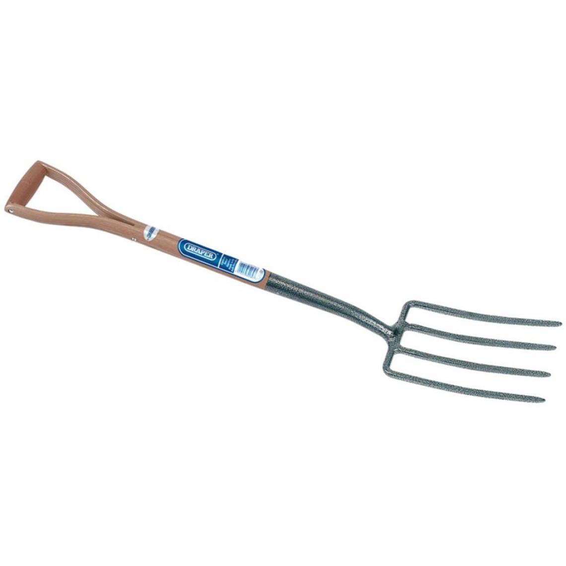 Draper Tools - Draper Tools Fourche de jardin Acier au carbone 14301 - Bêches, fourches, louchets, houes