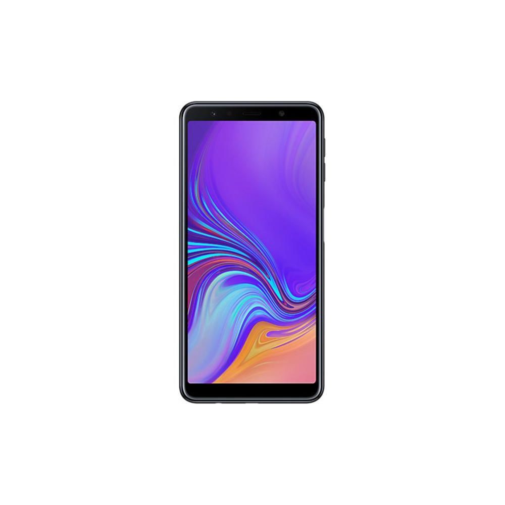 Samsung - Samsung Galaxy A7 (2018) Dual SIM 64 Go 4 Go RAM SM-A750FN/DS Black - Smartphone Android