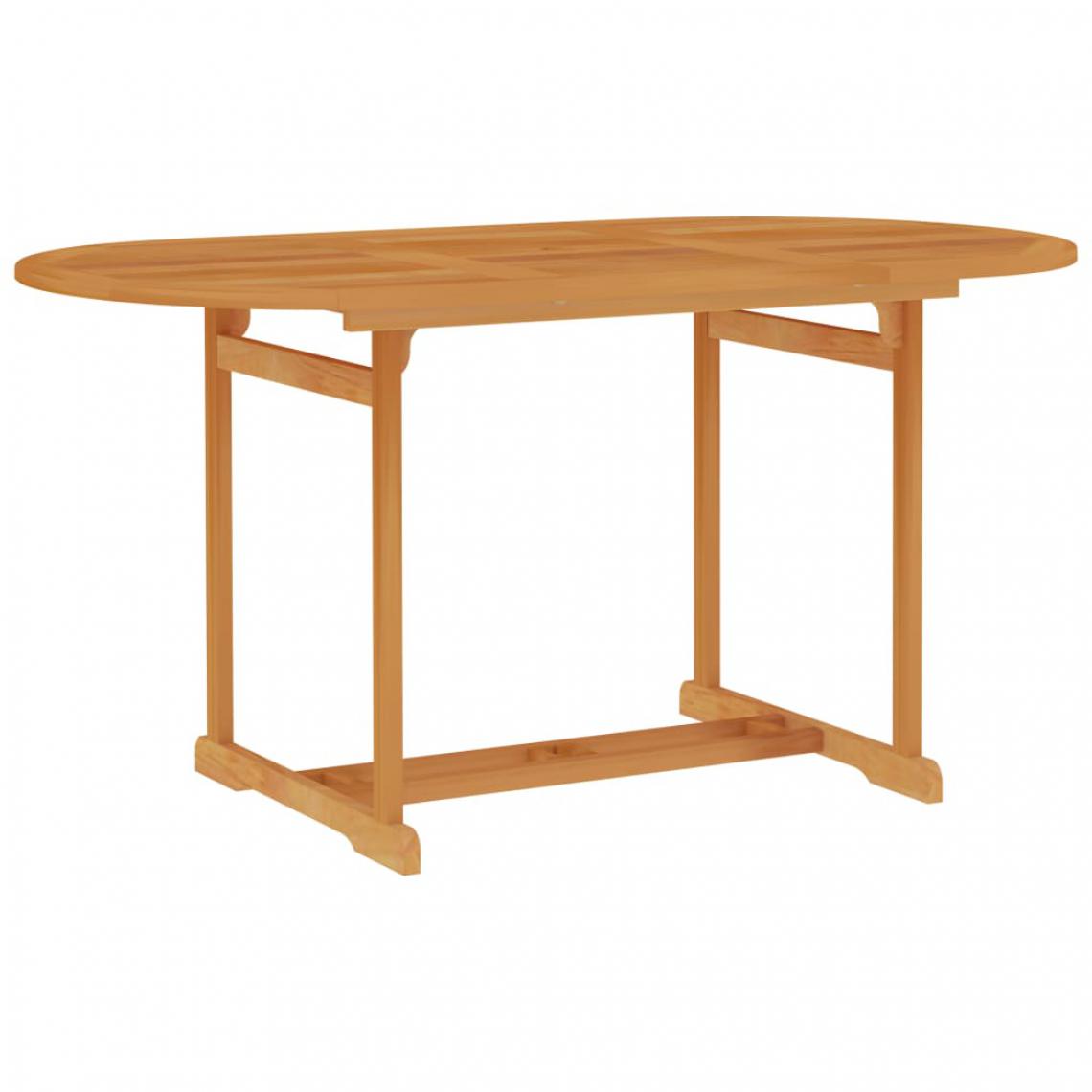 Vidaxl - vidaXL Table de jardin 150x90x75 cm Bois de teck massif - Tables de jardin