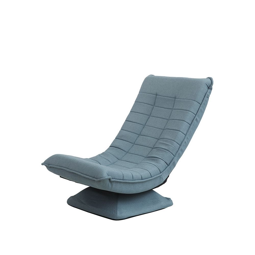 Wewoo - X3 Casual Canapé Lazy Sofa Pliable Rotative Creative Tissu Lac Bleu - Transats, chaises longues