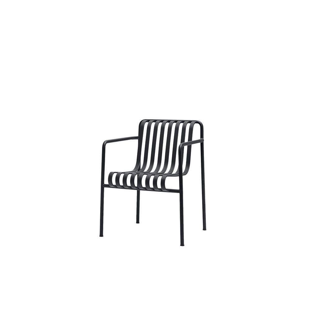 Hay - Palissade Dining Arm Chair - anthracite - Chaises de jardin