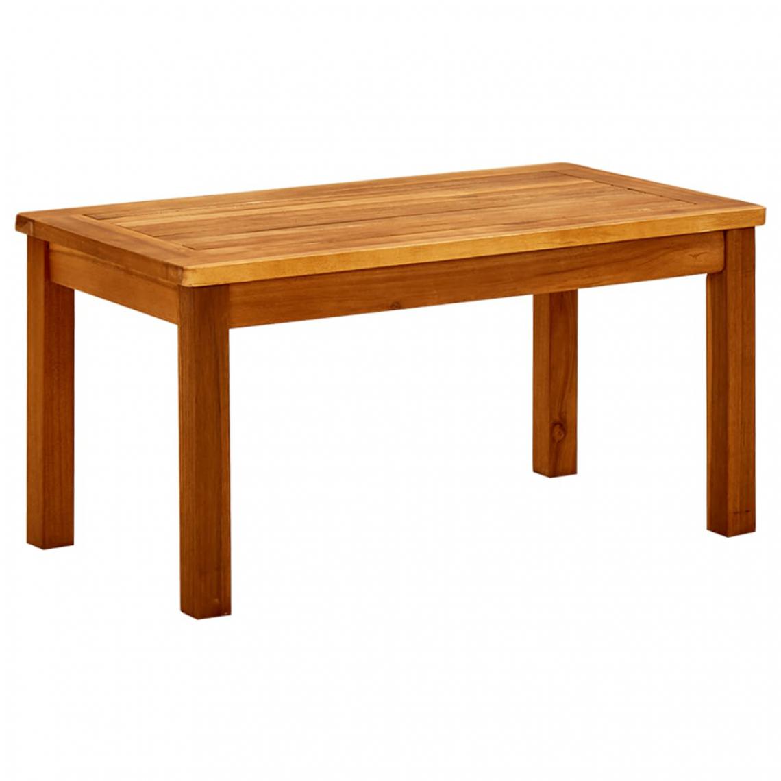 Vidaxl - vidaXL Table basse de jardin 70x40x36 cm Bois solide d'acacia - Tables de jardin