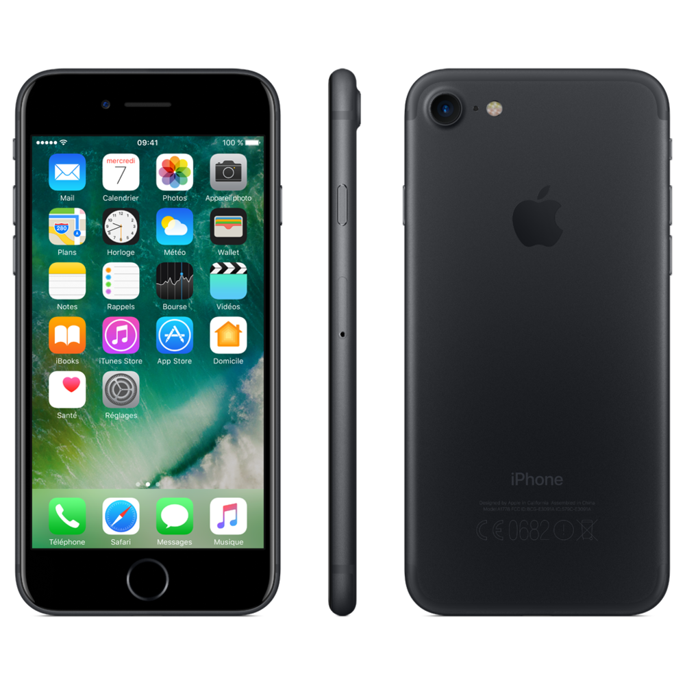 Apple - iPhone 7 - 128 go - Noir - Reconditionné - iPhone