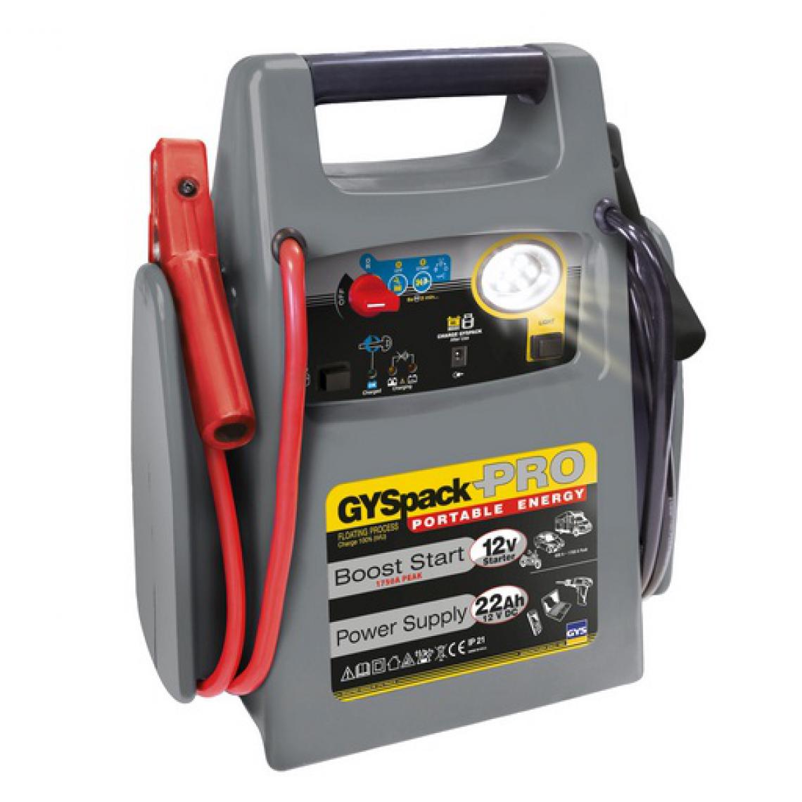 Gys - Gys - Démarreur batterie autonome 2en1 12V 22Ah - GYSPACK PRO - Consommables pour outillage motorisé